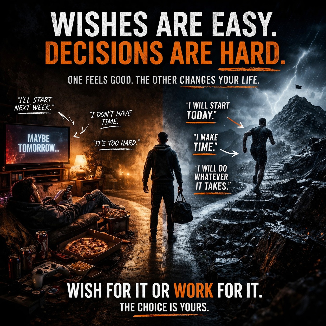 Wishes Sound Good. Decisions Cost Something.